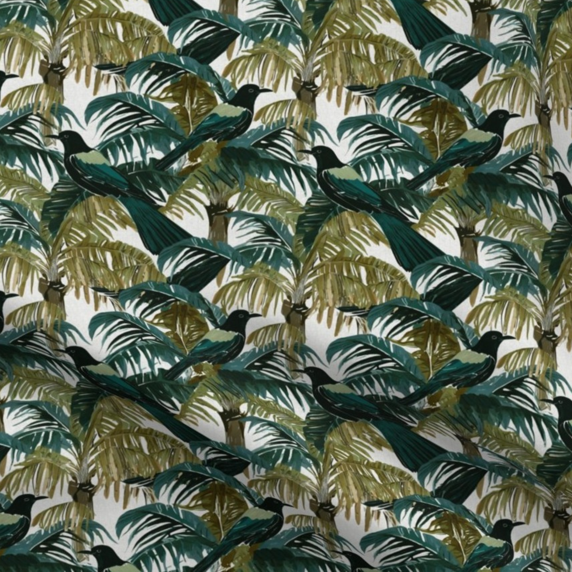Paradise Palms Fabric image 3