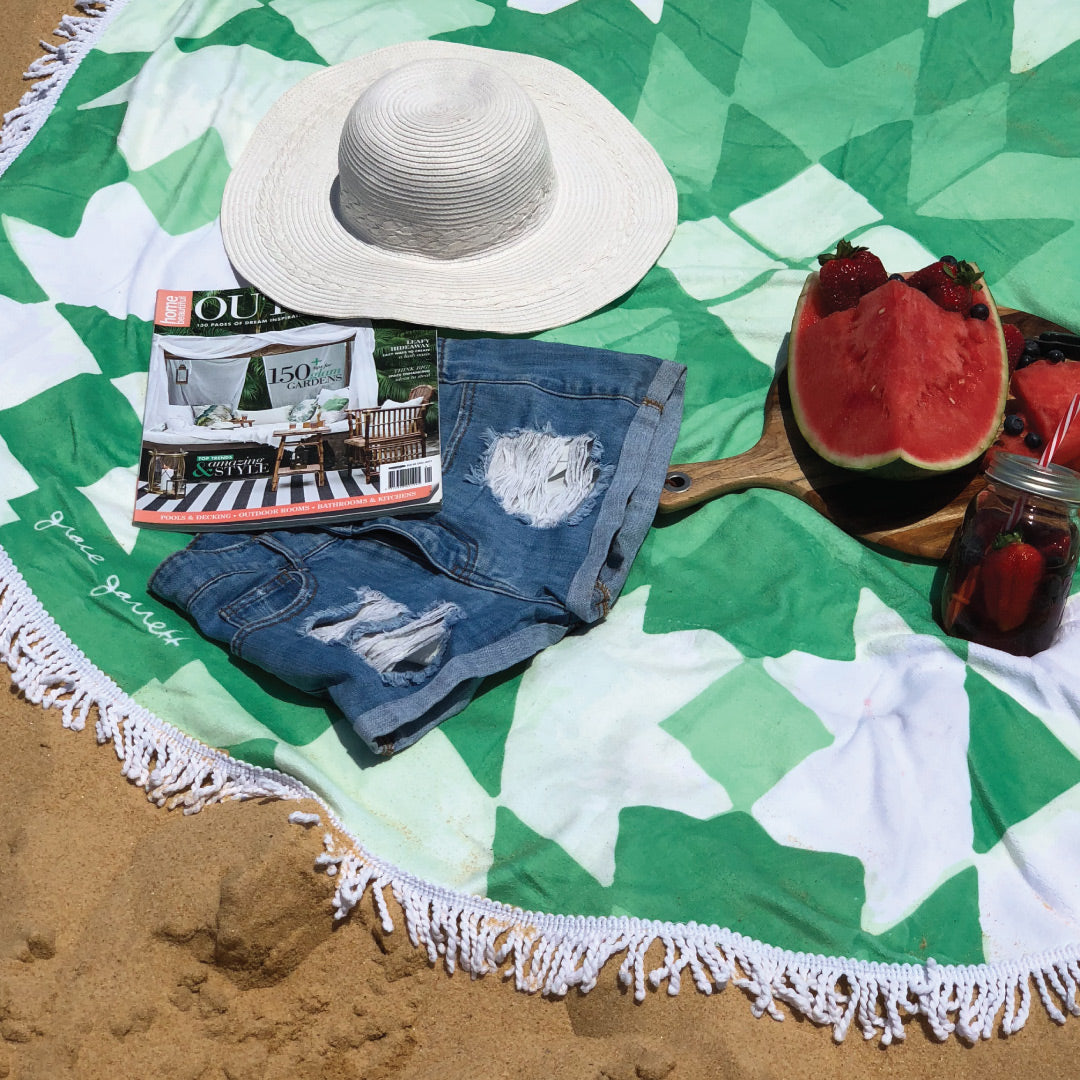 Meknes Beach Towel Emerald - Summer 2018/19 image 0
