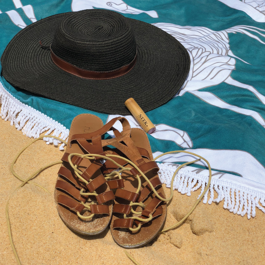 Flamingos Teal Beach Towel - Summer 2018/19 image 2