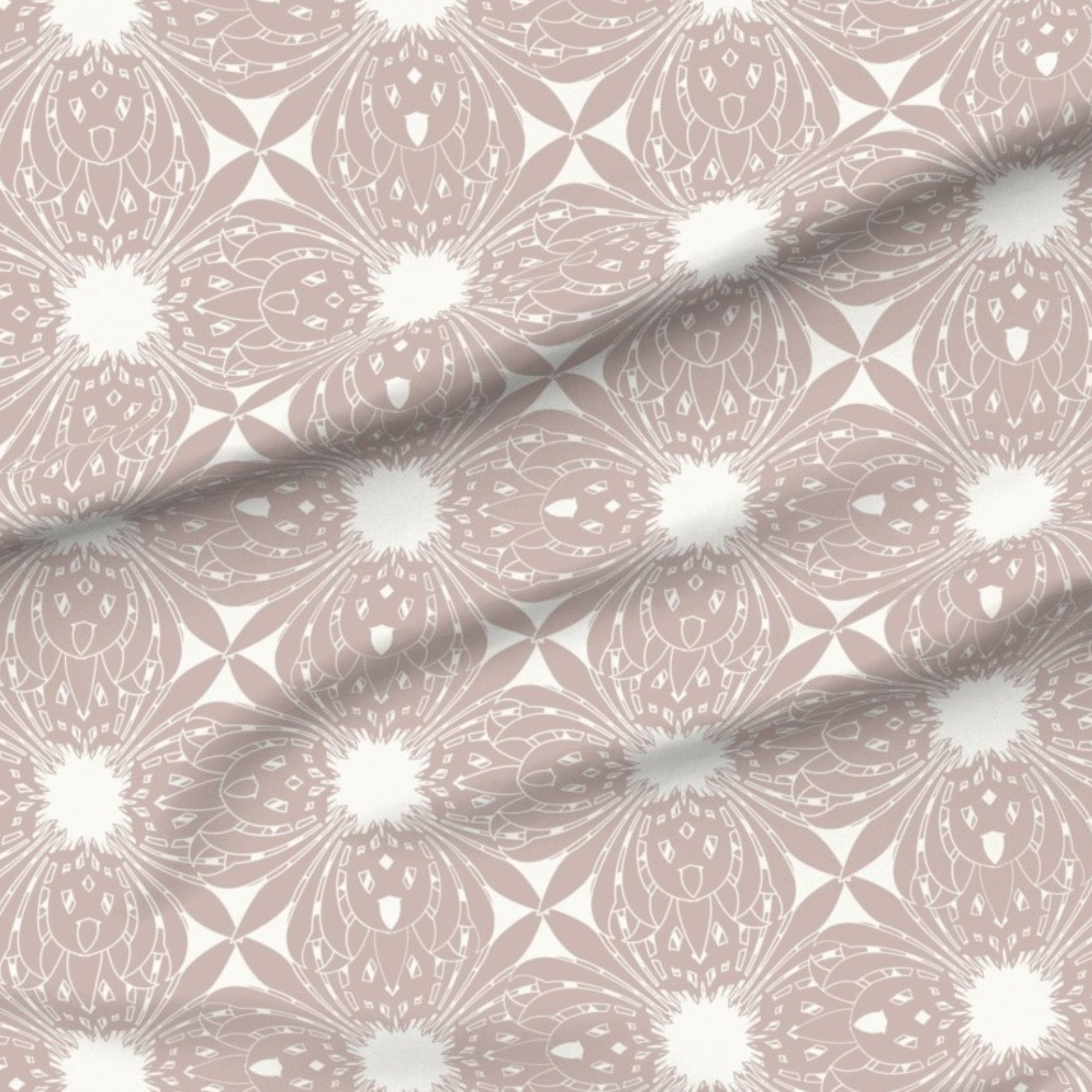Deco Bloom Grande Fabric image 0