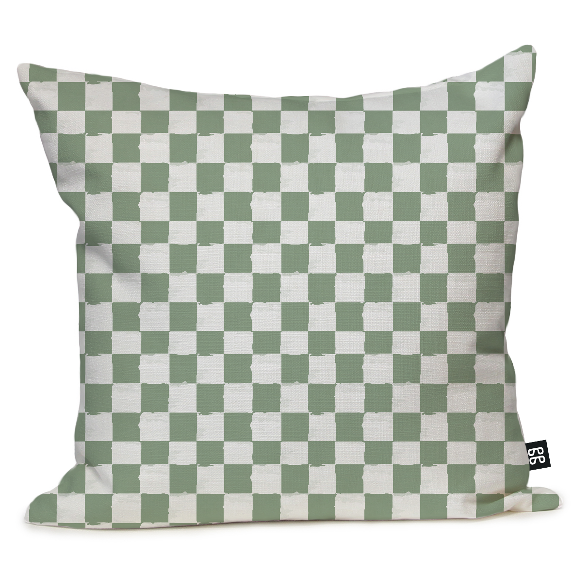 Checkers on White Cushion