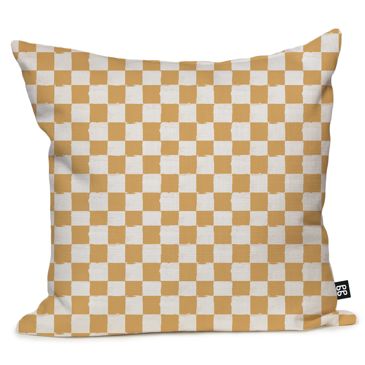 Checkers on White Cushion