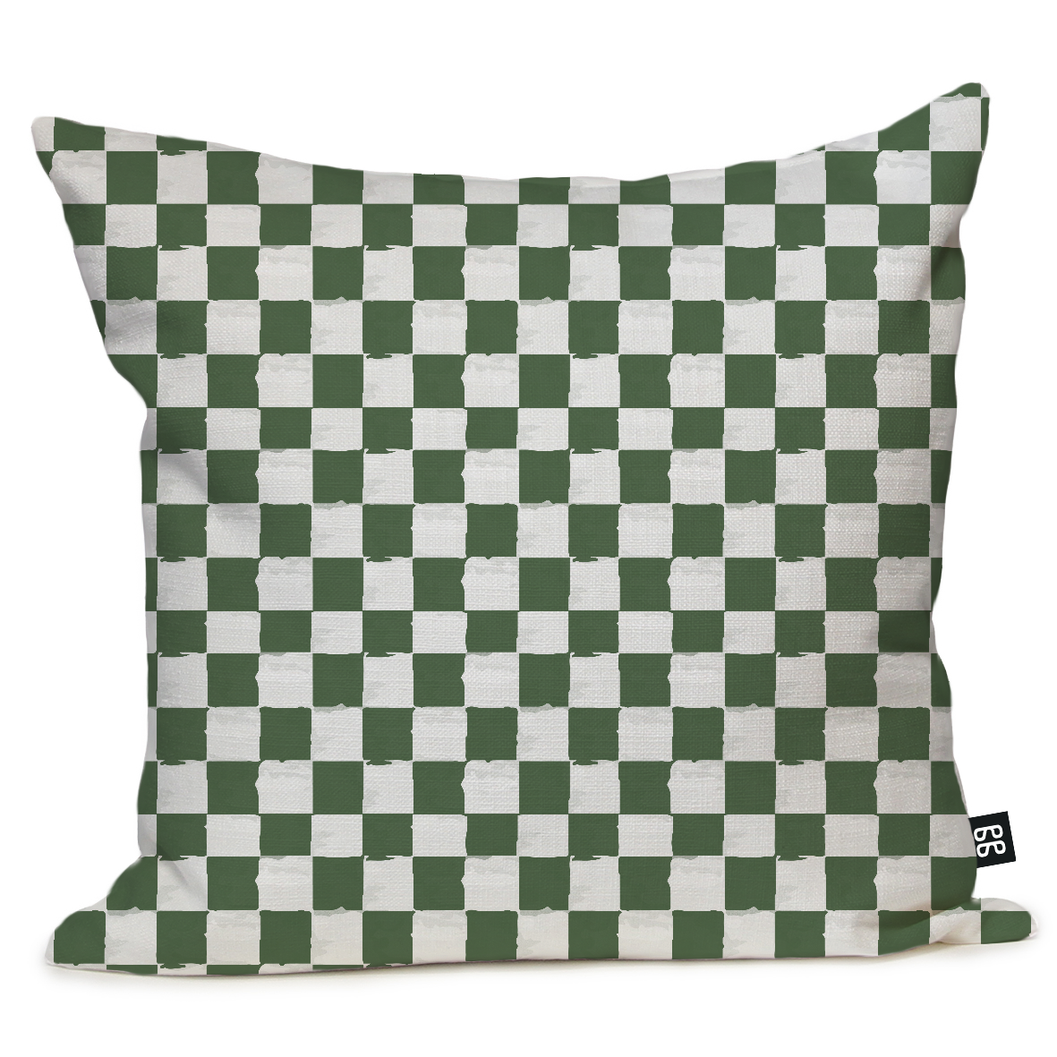 Checkers on White Cushion