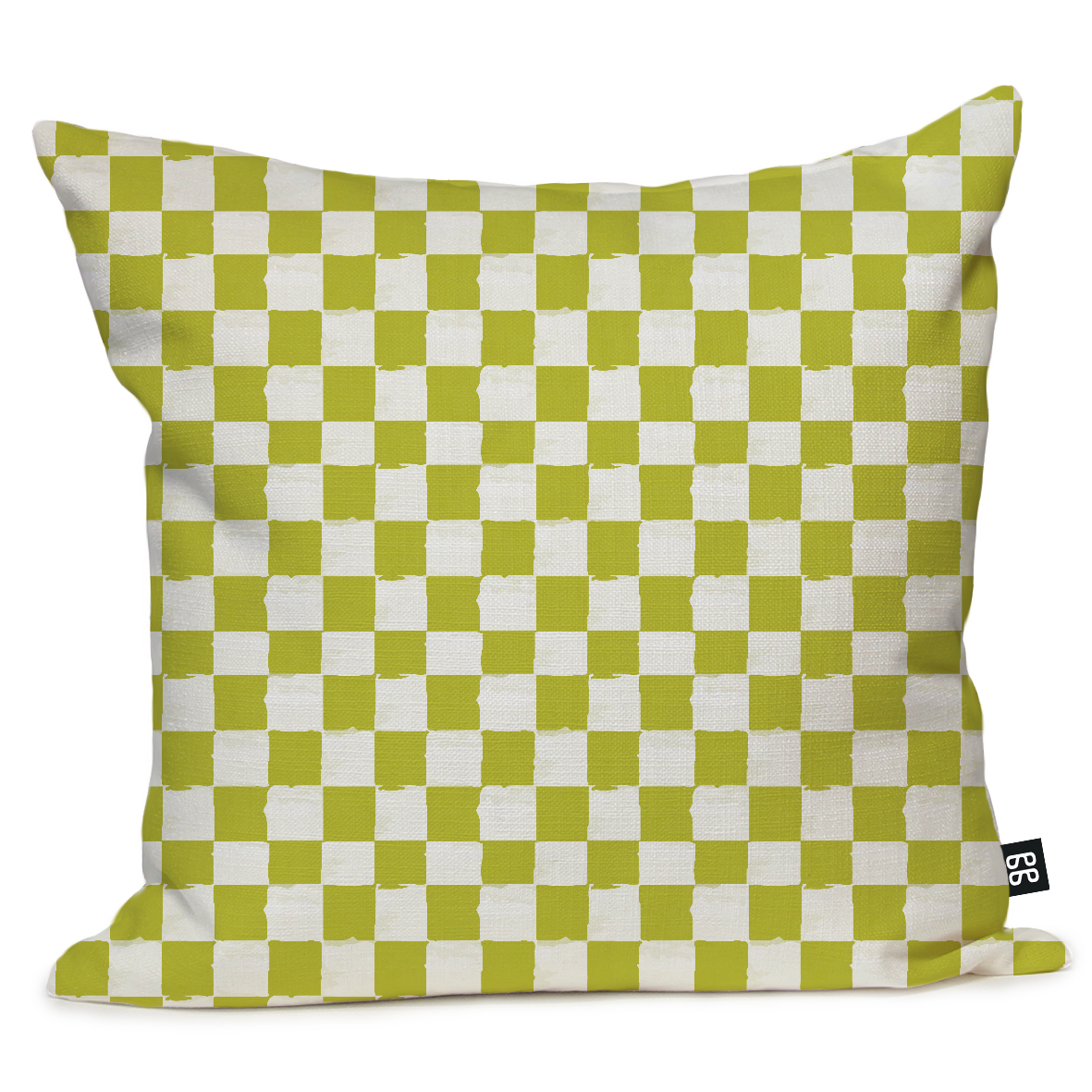Checkers on White Cushion