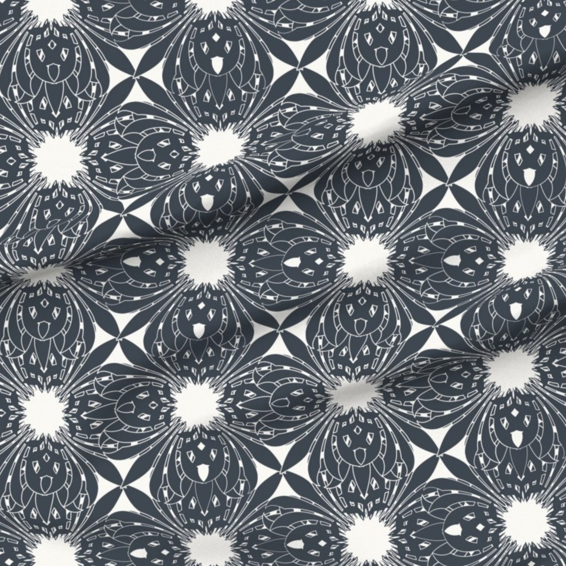 Deco Bloom Grande Fabric image 7