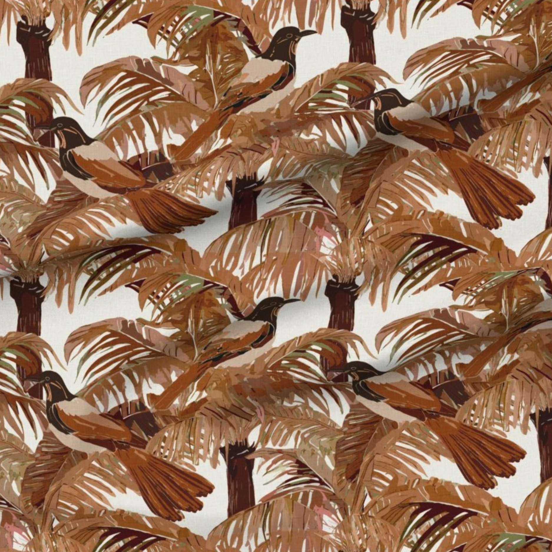 Paradise Palms Fabric image 0