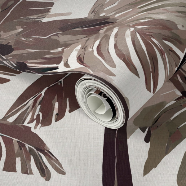 Shady Palms Wallaper Olive