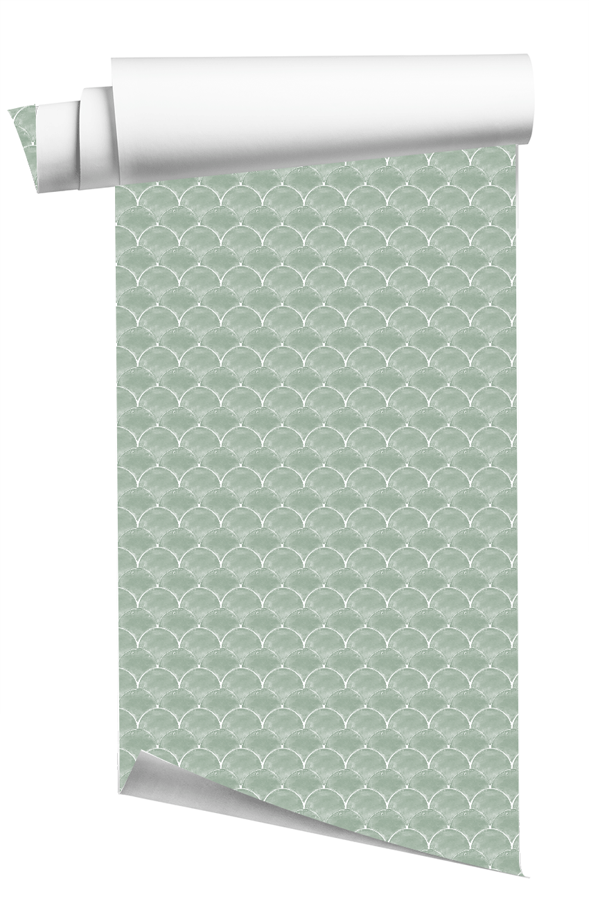 Mediterranean Fishscale Wallpaper image 4