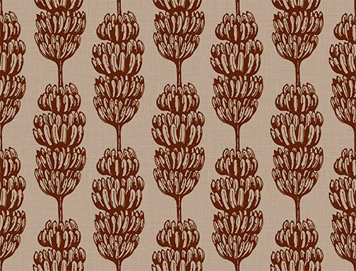 Banana Stripe Fabric in Sunrise by Grace Garrett