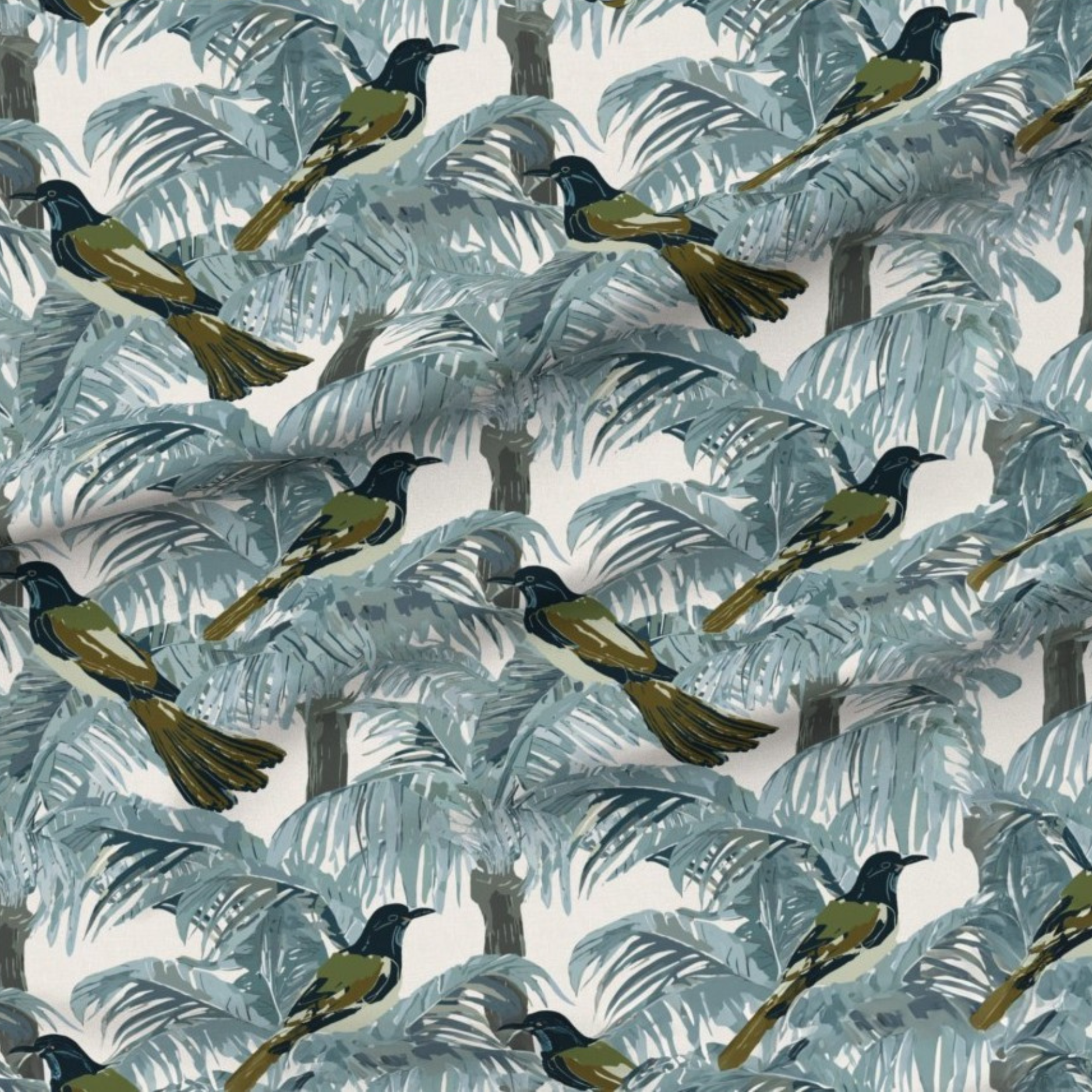 Paradise Palms Fabric image 1