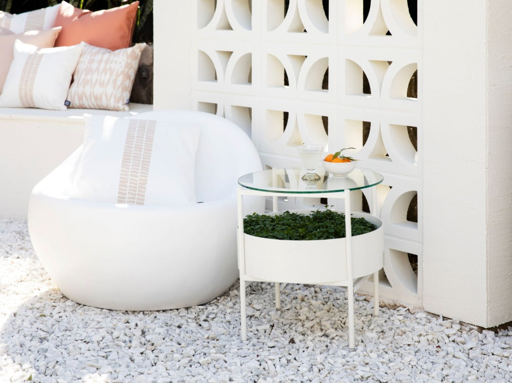 Seaweed Multi Stripe Cushion