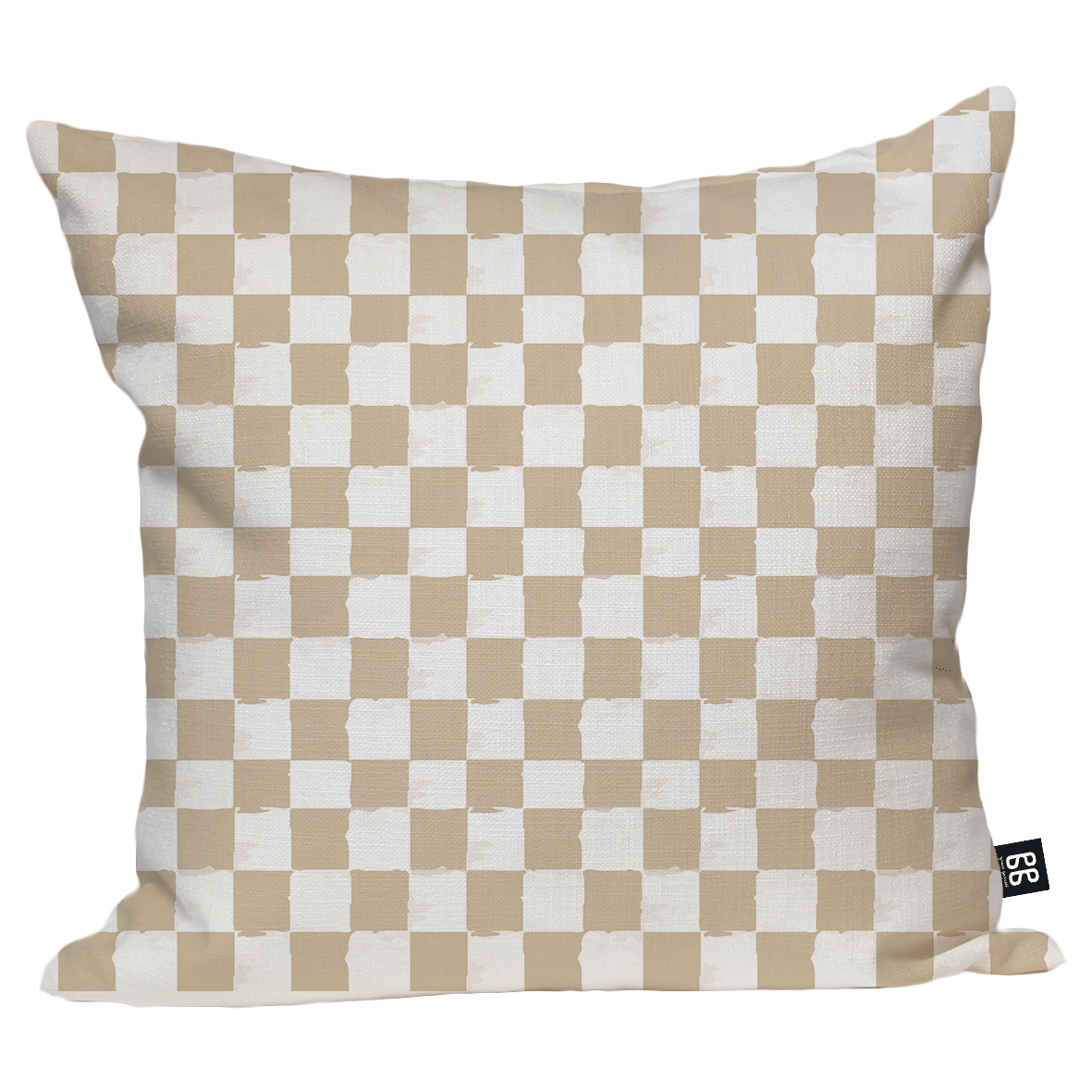Checkers on White Cushion