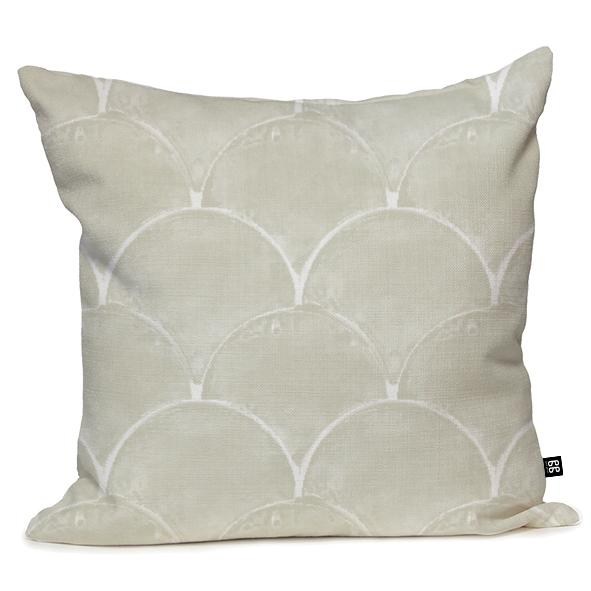 Mediterranean Fishscale Cushion