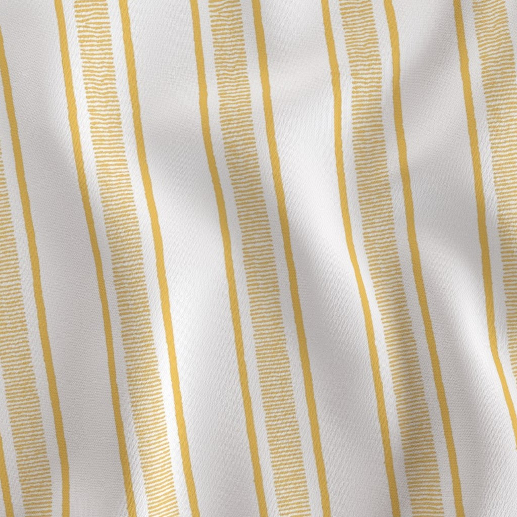 Between the Lines Reverse Buttercup Fabric image 1