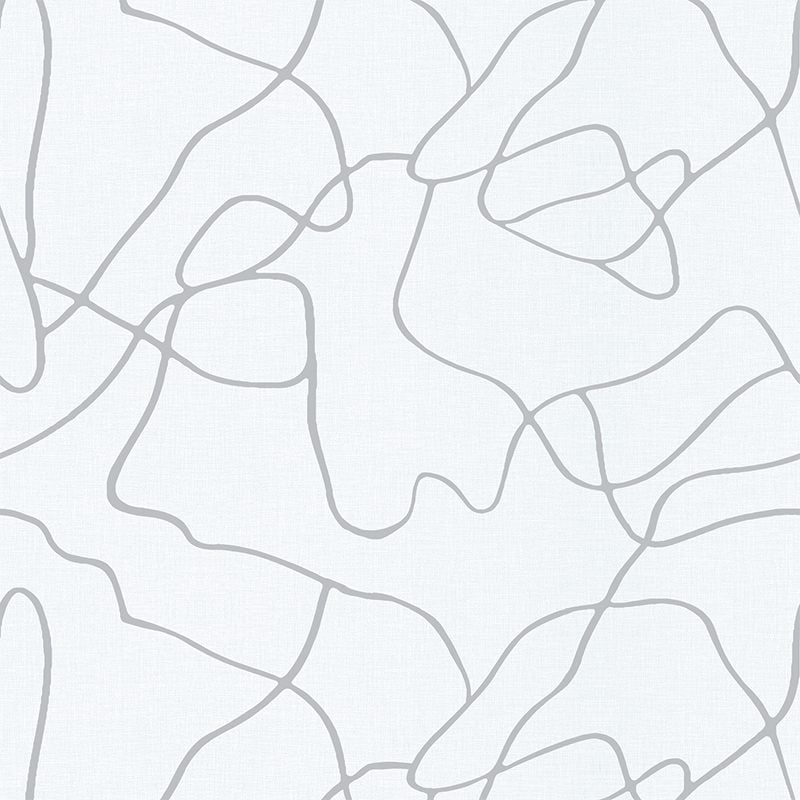Walking The Wire Fabric – Pure Grey
