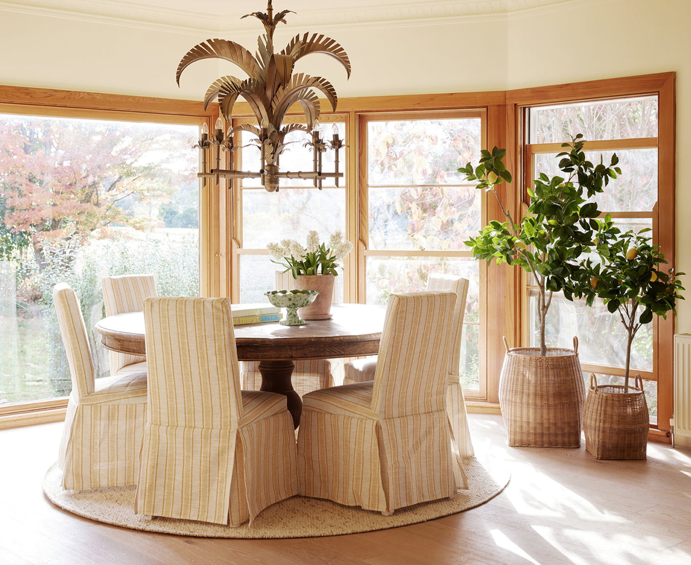 Between the Lines Reverse Buttercup Fabric image 3