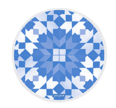 MEKNES ROUND BEACH TOWEL image 1