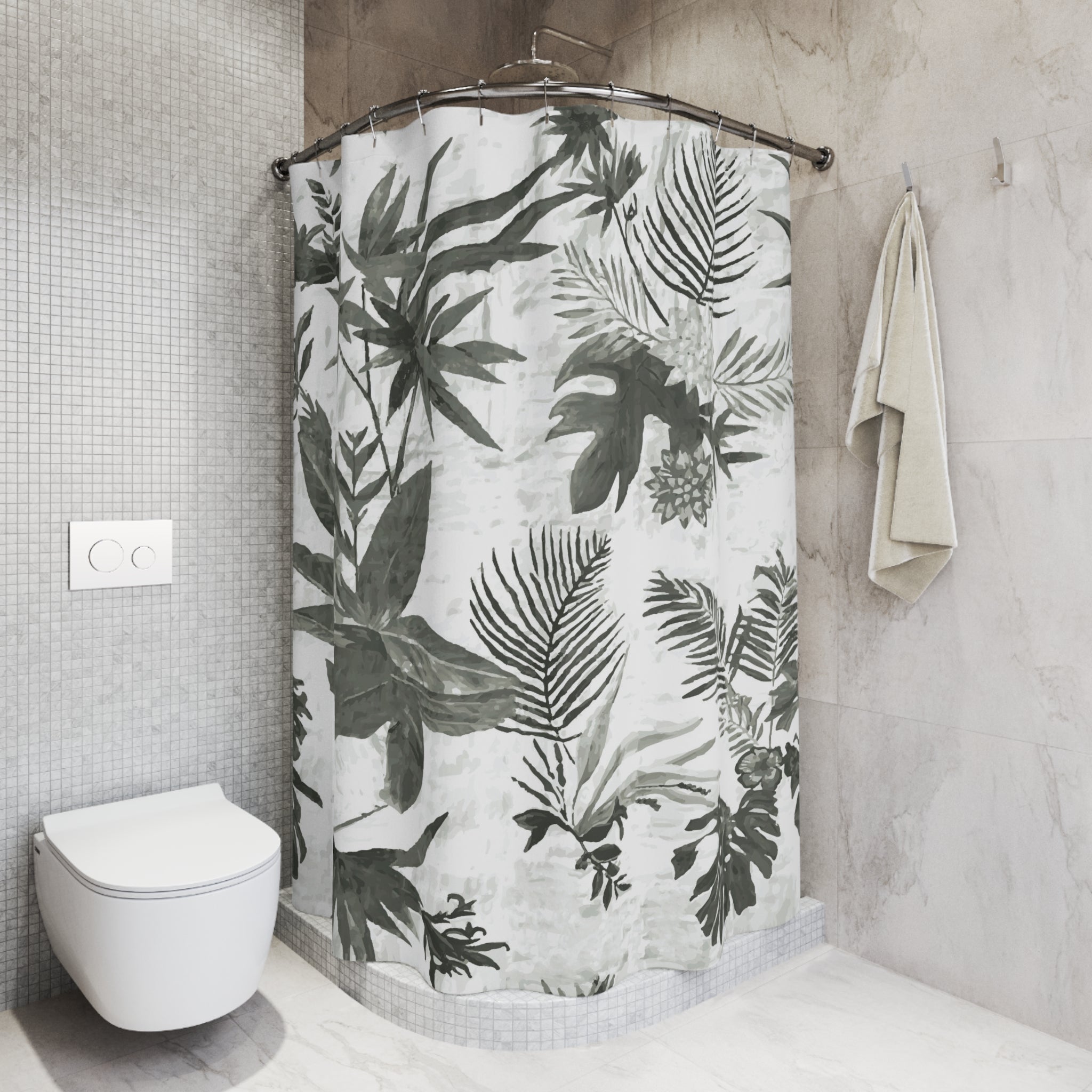 Boheme Paradise Shower Curtain - Dulux Pozieres