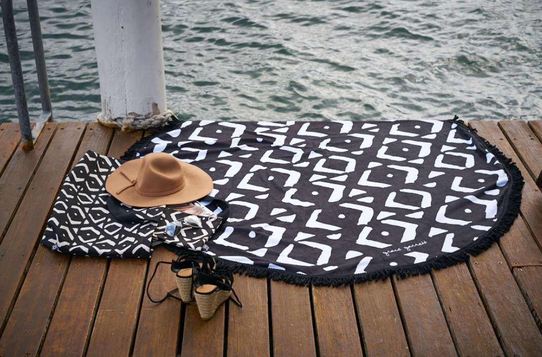 Mud Cloth Round Beach Towel - LIMITED EDITION - image 3