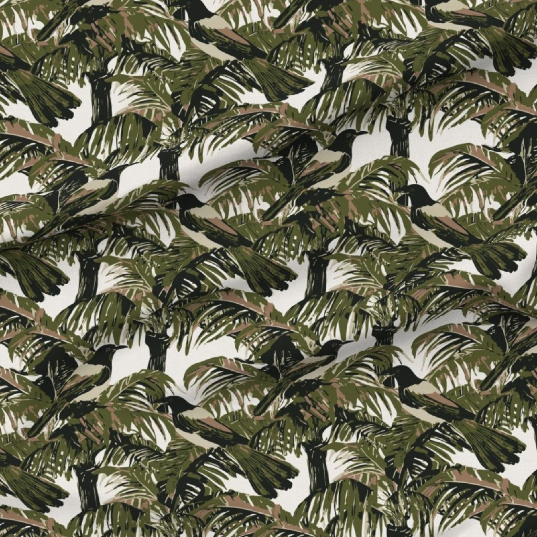 Paradise Palms Fabric image 4