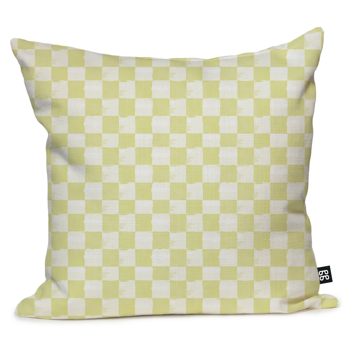 Checkers on White Cushion