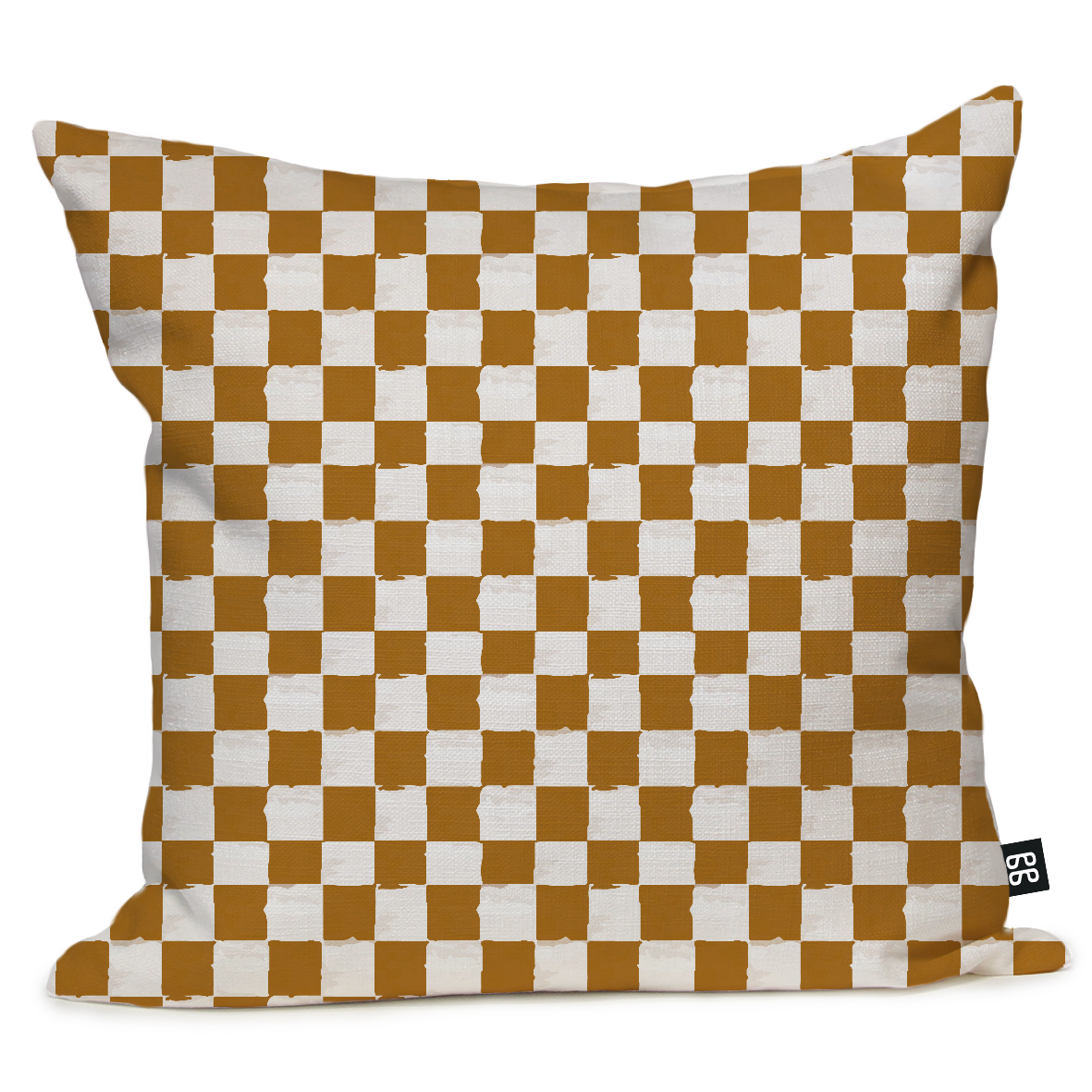 Checkers on White Cushion