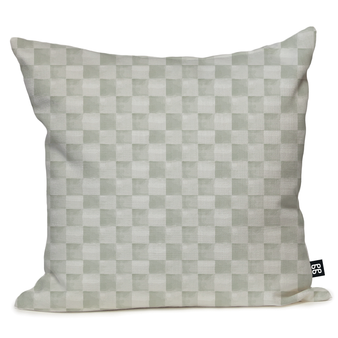 Checkers on White Cushion