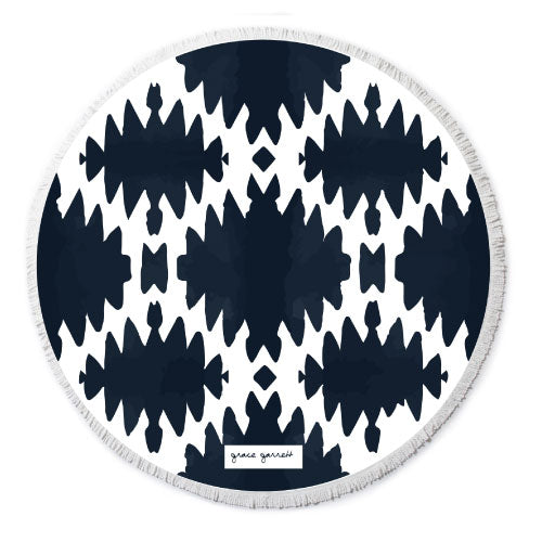 Obsidian Beach Towel Navy - Summer 2018/19 image 2