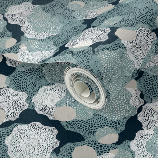Fossilised Reef Wallpaper