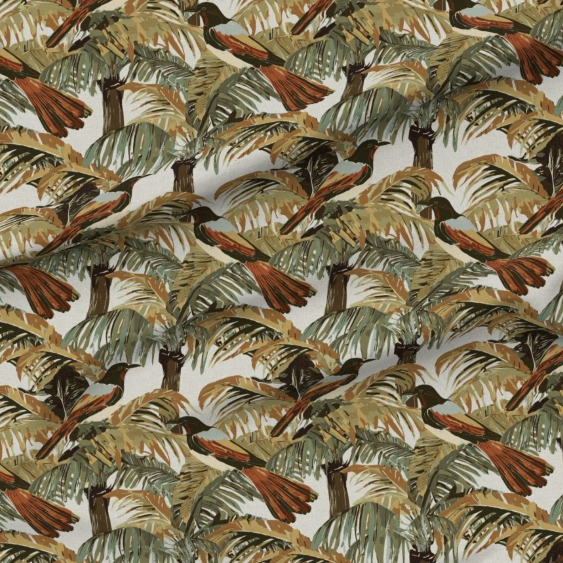 Paradise Palms Fabric image 5