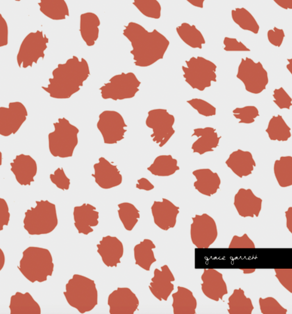 Marula / Stripe - Coral - Black - White image 2