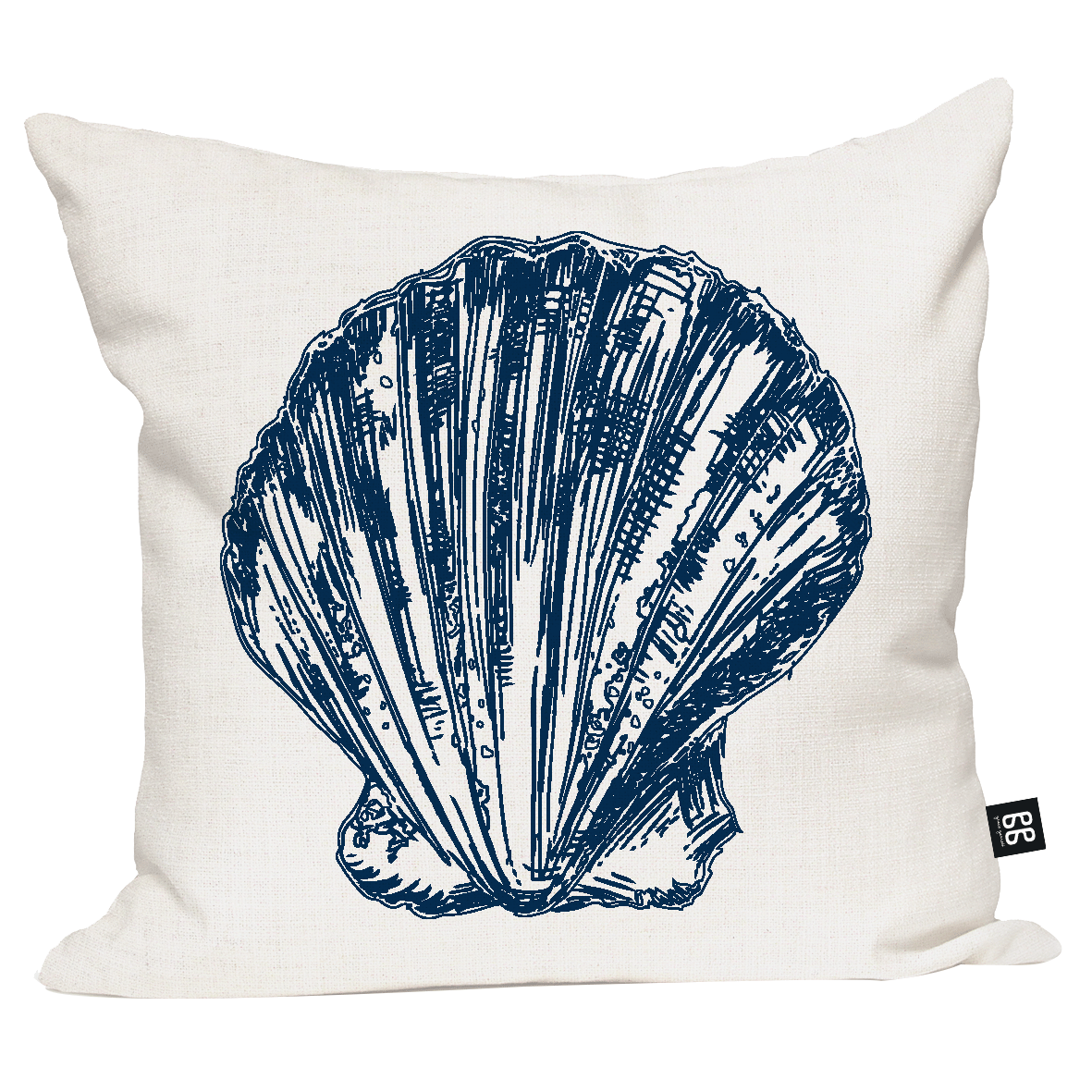 Hamptons Vintage Shell Cushion