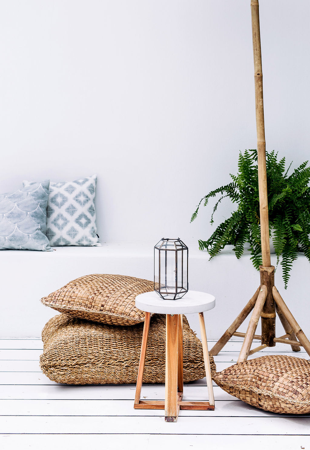 Mediterranean Fishscale Cushion