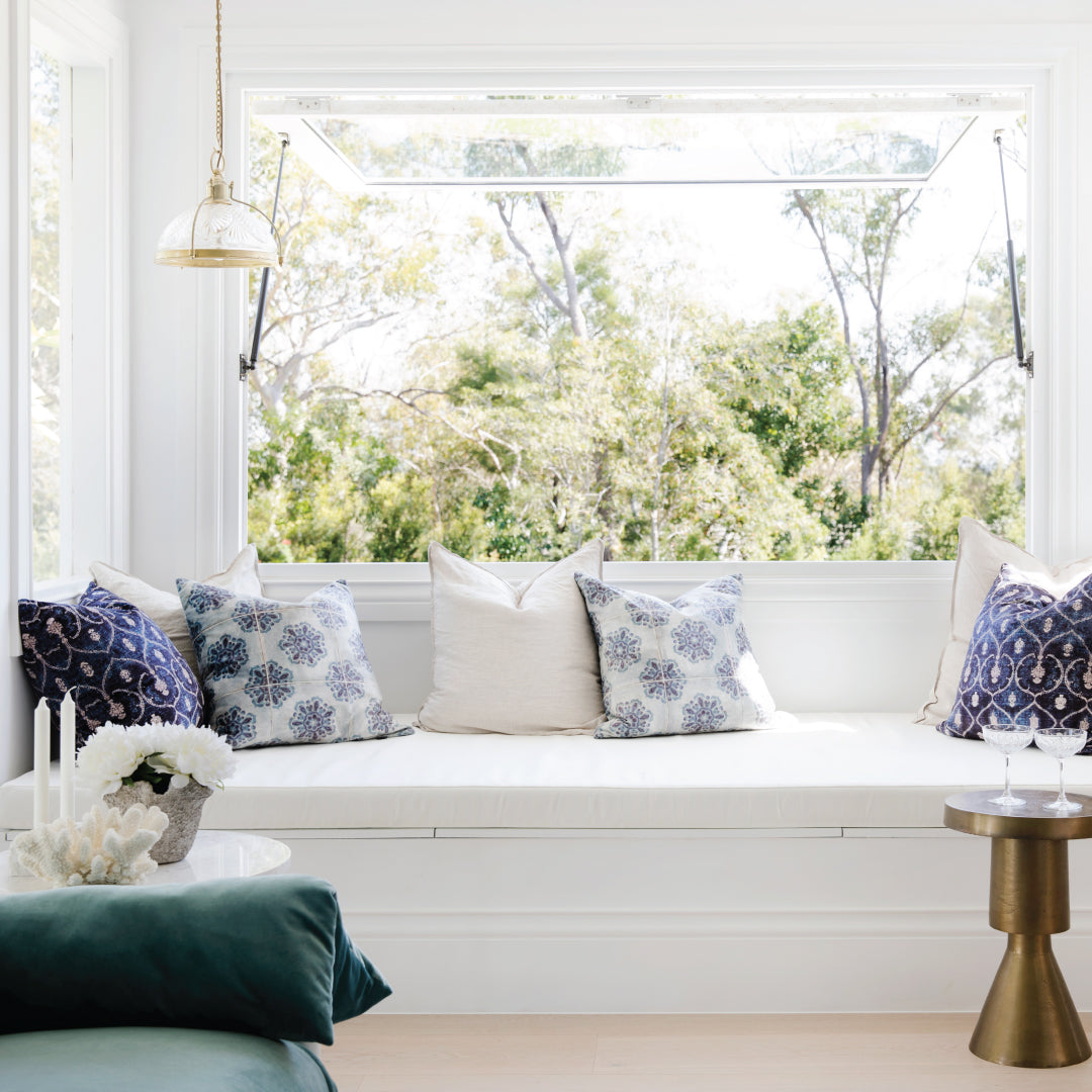 Moss Garden Cushion (Three Birds)