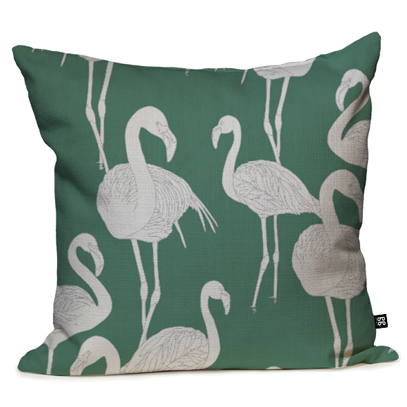 Deco Flamingo Cushion