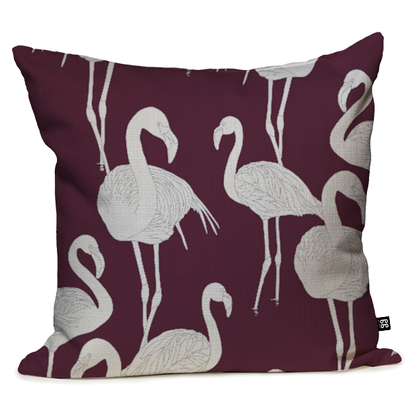 Deco Flamingo Cushion