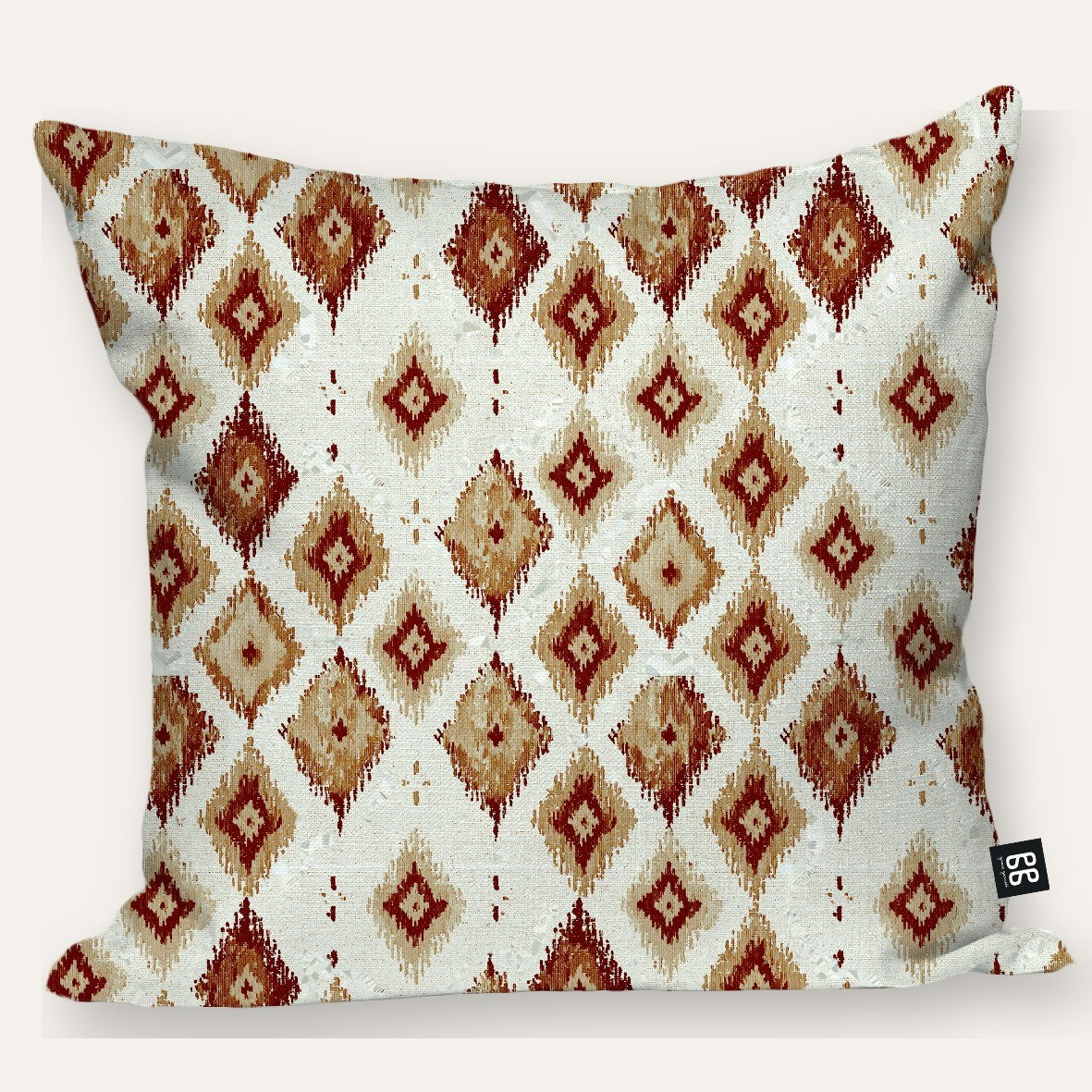 Molonglo Lichen cushion in Terracotta with GG label